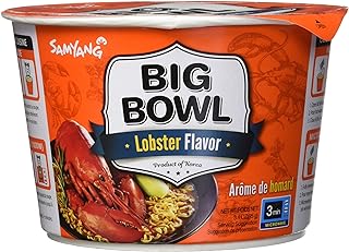 Macarrão Instantâneo Picante Sabor Lagosta Big Bowl 95g Samyang Coréia do Sul  