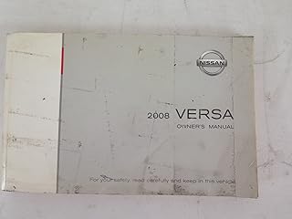 2008 Nissan Versa Owners Manual  