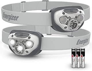 Lanterna LED Energizer Vision HD+ para cabeça, cinza, pacote com 2  