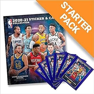 Kit Album Nba 2021 + 6 Envelopes (30 Figurinhas)  