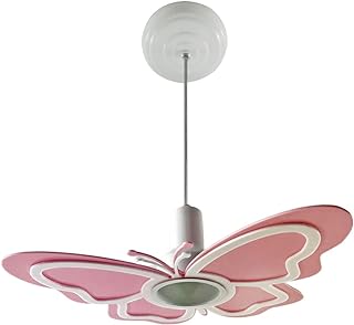 Luminária Pendente Borboleta Rosa Quarto infantil  