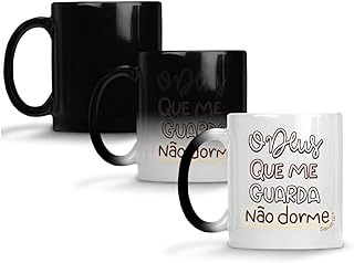 Caneca Mágica Porcelana O Deus Que Me Guarda Nao Dorme  