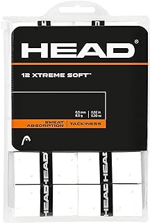 HEAD Xtreme Soft Overgrip, branco, pacote com 12  