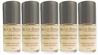 5 Base La Beaute Para Unhas Fracas + 1kit Manicure  