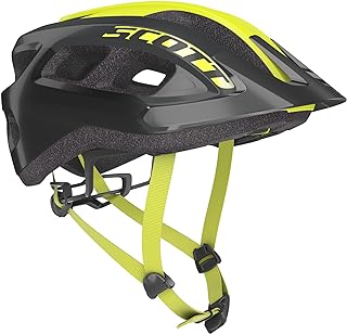 CAPACETE SCOTT SUPRA - BLACK/RADIUM YELLOW - 2022  