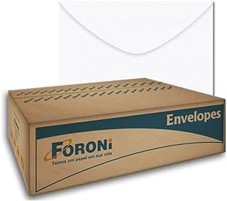 Envelope Visita 72x108mm 1000 Unidades Foroni - Branco  