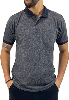 Camisa Polo Cinza com Bolso GAP estampa sortida  