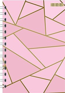 Caderno College - Wire O - Off White - 80 Folhas - 70 g, Dermiwil, 37699, Rosa  