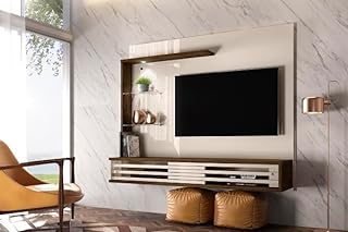 Painel Frizz Select para TV de até 50 polegadas - OFF WHITE/SAVANA - Madetec  