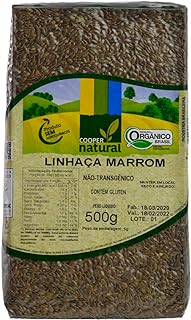 Linhaça Marrom Orgânica Coopernatural 500g  