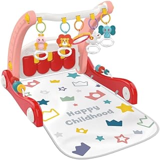 Tapete Piano de Atividade e Andador PlayWalker Rosa Maxibaby  