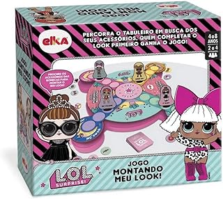 Jogo Montando Meu Look! - L.O.L Surprise, Elka, base rosa pink, placa preta  