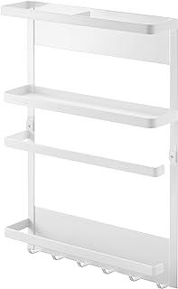 YAMAZAKI home Suporte e organizador magnético para cozinha 2560, tamanho único, branco  