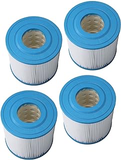 Omabeta Filtro de piscina, 4 peças de cartucho de filtro de substituição para lagos pescados  