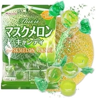 Bala Kasugai Sabor Melão 115g - Musk Melon Candy  