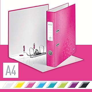 Tilibra - Pasta Registradora AZ Leitz WOW Pink  