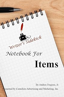 Writer's Sidekick Notebook for Items  