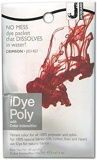 Jacquard IDYE-457 iDye Poliéster, 14 gramas, carmesim  