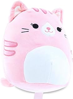 Squishmallows Official Kellytoy Plush 8 Inch Squishy Soft Plush Toy Animals (Laura Cat)  