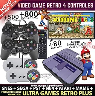 Super Game Retro Prime + 40.000 Mil jogos Classicos Retro  