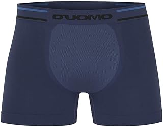 Cueca Boxer Microfibra, Duomo, Masculino, Azul, G  