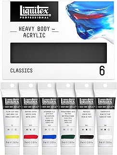 TINTA ACRILICA LIQUITEX C/06 59ML HEAVY BODY 3699311  