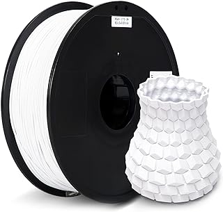 Inland 1,75 mm branco PLA PRO (PLA+) Filamento de impressora 3D carretel 1 kg (2,2 lbs), branco  