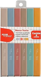 Marca Texto - 6 Cores Jocar Office  