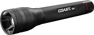 COAST® Lanterna LED G90 1000 Lumen PURE BEAM® TWIST FOCUS™, pilhas incluídas, preta  