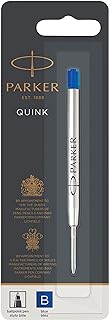 Blister com 1 Carga Esferográfica Parker Quinkflow Azul Fina S0909540/1782468, Parker, 1782468, N/A  