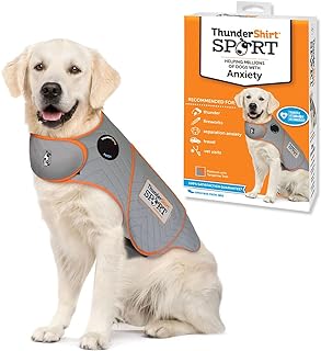 Thundershirt roupas para cães Thundershirt Dog Anxiety Jacket, Platinum, GG EUA  