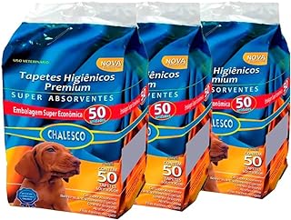 Kit 3 Tapete Higiênico Para Cães C/50 Unidades  