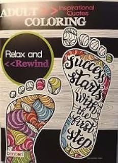 Bendon Adult Coloring (Relax & Rewind) Inspirational Quotes  