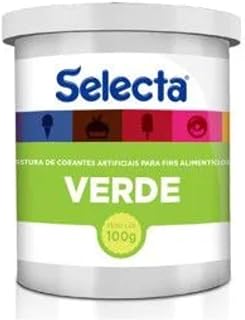 Corante em Pó para Sorvetes e Confeitaria 100g Selecta (Verde Folha)  