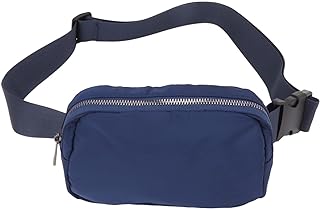 AUNMAS Bolsa de cintura feminina, leve, portátil, com dois bolsos, design para caminhadas  