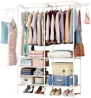 Guarda Roupa Closet Organizador De Roupa Fácil Montagem (Branco)  