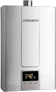 LORENZETTI Aquecedor de Água a Gás LZ 1600 DE-I GN Digital 15 L/Min, INOX  